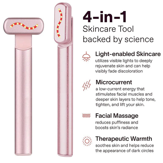 PealGlow™ 5-IN-1 Red Light Therapy Wand